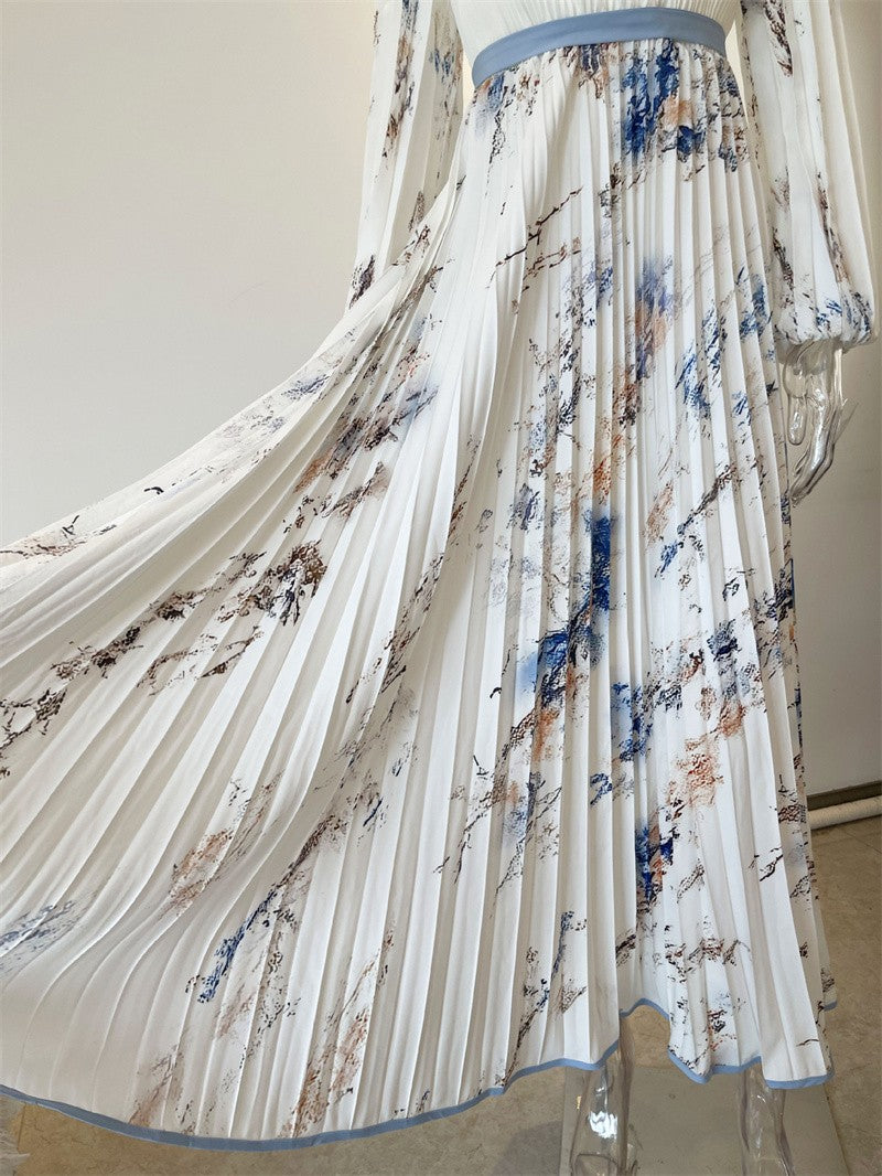 Vestido Primavera Verão Elegante Decote V