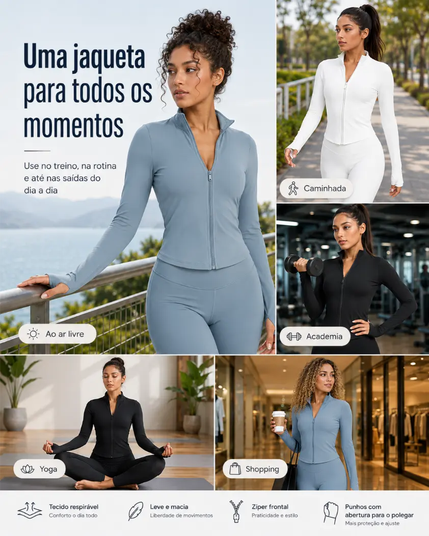 Jaqueta Compressora Modeladora Esportiva Feminina | Jacket Pro®