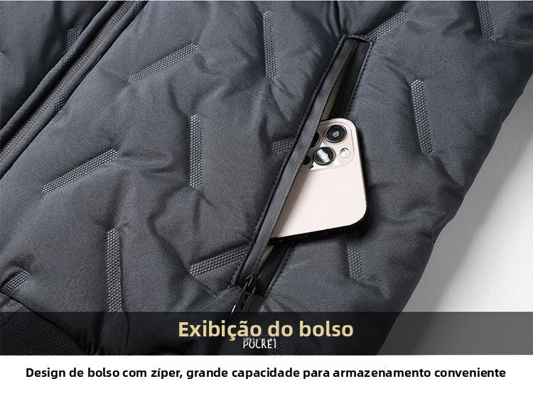 Jaqueta Masculina de Algodão Forrada