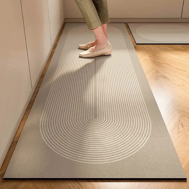 Tapete de Cozinha Antiderrapante Absorvente
