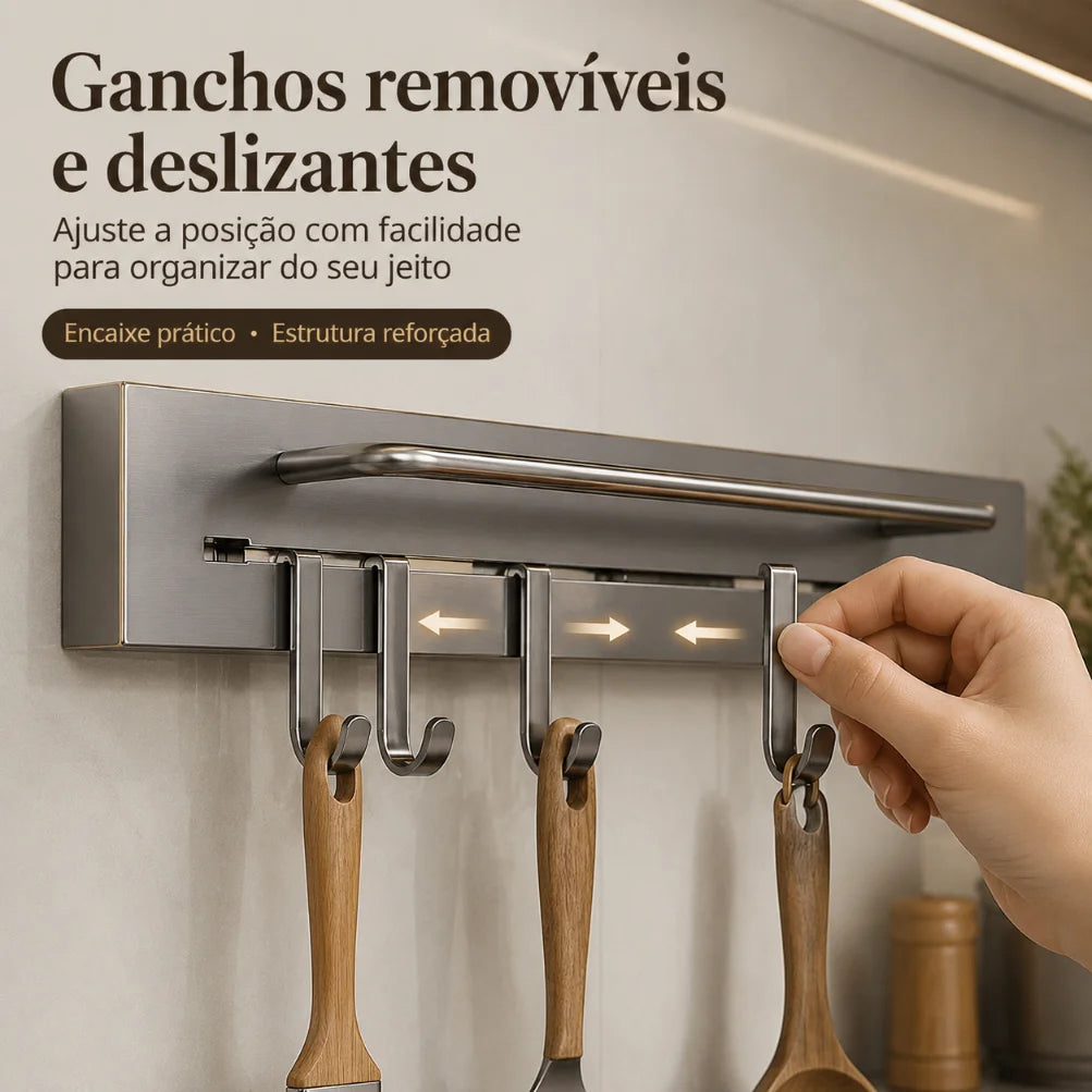 Suporte Aço Inoxidável Para Cozinha