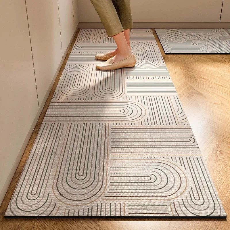 Tapete de Cozinha Antiderrapante Absorvente
