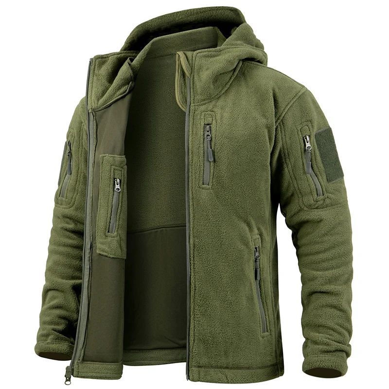 Jaqueta de Lã Masculina Tática