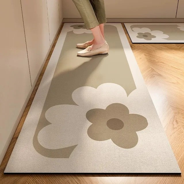 Tapete de Cozinha Antiderrapante Absorvente